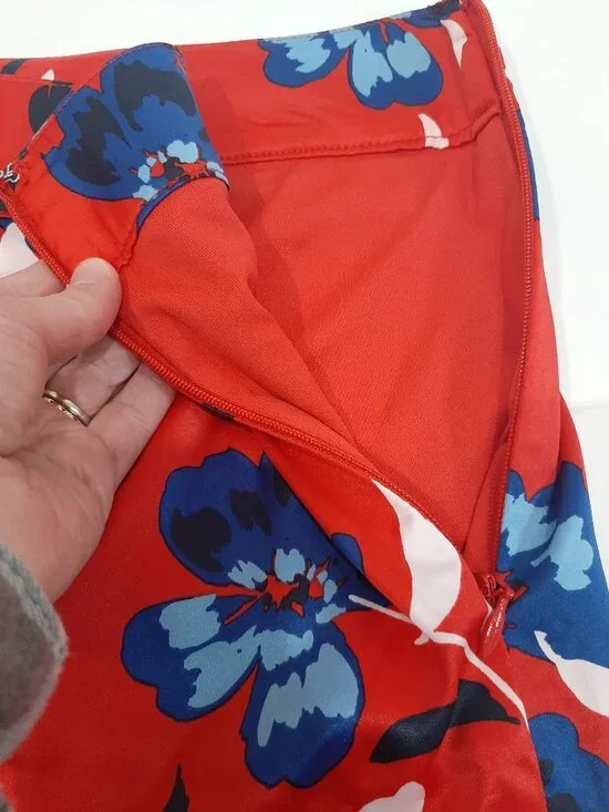 Izod retro coquette pinup girl pop art silky pleated tennis mini skirt skort - Picture 12 of 16